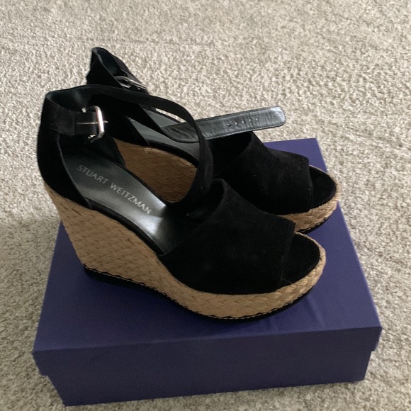 Stuart Weitzman Shoes - New in box, Stuart Weitzman suede wedges